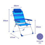 Folding Chair Marbueno Blue 67 x 99 x 66 cm-1
