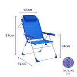 Folding Chair Marbueno Blue 67 x 99 x 66 cm-1