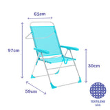 Folding Chair Marbueno Aquamarine 59 x 97 x 61 cm-1