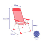 Folding Chair Marbueno Coral 69 x 110 x 58 cm-1