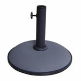 Marbueno Round Umbrella Base Cement 36x29.5 cm 11KG Grey Garden, Pool, Terrace 10442-0