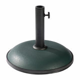 Marbueno Round Umbrella Base Cement 36x29.5 cm 11KG Green Garden, Pool, Terrace 10443-0