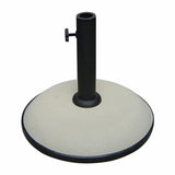 Marbueno Round Umbrella Base Cement 36x29.5 cm 11KG White Garden, Pool, Terrace 10445-0