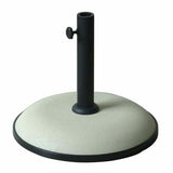 Marbueno Base Umbrella Round Cement 41.5x35 cm 15KG White Garden Pool Terrace 10448-0