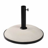 Marbueno Round Umbrella Base Cement 45x36 cm 20KG White Garden, Pool, Terrace 10451-0