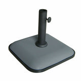 Marbueno Square Umbrella Base Cement 35X35X5.2 cm 11KG Grey Garden, Pool, Terrace 10454-0