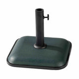 Marbueno Square Umbrella Base Cement 35X35X5.2 cm 11KG Green Garden, Pool, Terrace 10456-0