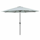 Marbueno Umbrella Steel 8 Ribs D270 cm Polyester White Garden, Pool, Terrace 10484-0