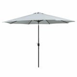 Marbueno Umbrella Steel 8 Ribs D300 cm Polyester White Garden, Pool, Terrace 10487-0