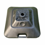 Marbueno Square Umbrella Base Plastic 45x45x27 cm 30L Black Garden Pool Terrace-0