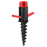 Marbueno Parasol Pincho Plástico Negro 37x6x6 cm Playa Jardín 10505-0