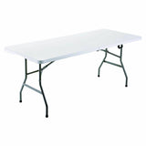 Marbueno Folding Table Resin White 152x70x74 cm Rectangular for Outdoor and Camping-0