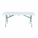 Marbueno Folding Table Resin White 152x70x74 cm Rectangular for Outdoor and Camping-3