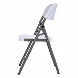 Marbueno Folding Chair Resin White 44x53x83 cm Catering, Beach & Camping 10531-2