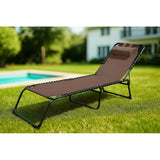 Sun-lounger Marbueno Green 190 x 27 x 58 cm-2