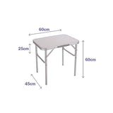 Folding Table Marbueno White 60 x 60 x 45 cm-0