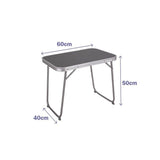 Folding Table Marbueno Grey 60 x 40 x 50 cm-0