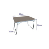 Folding Table Marbueno 80 x 70 x 60 cm Grey-0