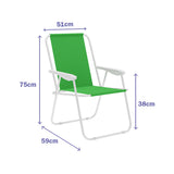 Folding Chair Marbueno Green 59 x 75 x 51 cm-1