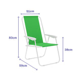 Folding Chair Marbueno Green 59 x 83 x 51 cm-1