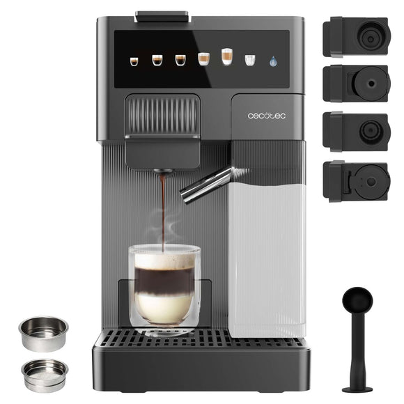 Express Coffee Machine Cecotec FreeStyle Latte T 1350 W 1150 W Black 20 bar 1,4 L-0