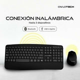 Keyboard and Mouse Owlotech EK500 Black-1