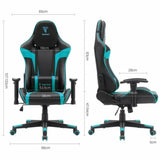 Gaming Chair Tempest Conquer Blue-1