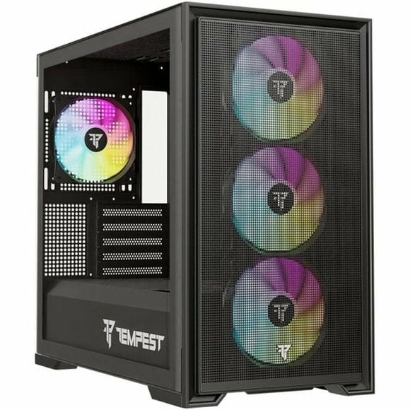 ATX Semi-tower Box Tempest Stronghold  Black-0