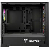 ATX Semi-tower Box Tempest Stronghold  Black-6
