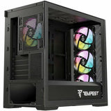 ATX Semi-tower Box Tempest Stronghold  Black-4