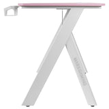 Desk Mars Gaming MGD100RGBP White Pink Steel 100 x 60 cm-2