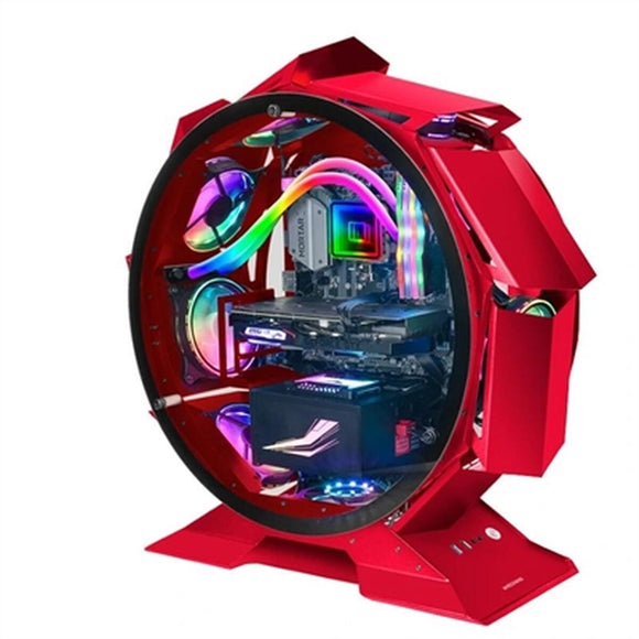 ATX Semi-tower Box Mars Gaming NCORB Red Red RGB-0