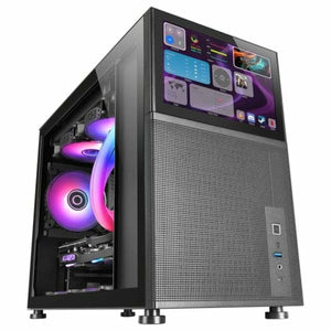 ATX Semi-tower Box Mars Gaming MCLCD Black-0