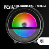 ATX Semi-tower Box Mars Gaming MCCYLON Black-6