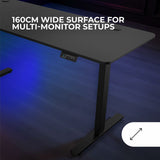 Desk Mars Gaming MGDERGOPRO160 Black 160 x 60 cm-8