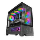 ATX Semi-tower Box Mars Gaming MCLCDX Black-9
