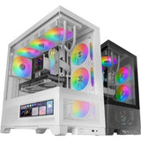 ATX Semi-tower Box Mars Gaming MCLCDXW White-0