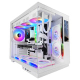 ATX Semi-tower Box Mars Gaming MCMIRAGEW White-12