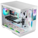 ATX Semi-tower Box Mars Gaming MCMIRAGEW White-10