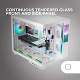 ATX Semi-tower Box Mars Gaming MCMIRAGEW White-7