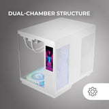 ATX Semi-tower Box Mars Gaming MCMIRAGEW White-6