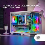 ATX Semi-tower Box Mars Gaming MCMIRAGEW White-5