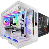 ATX Semi-tower Box Mars Gaming MCMIRAGEW White-0
