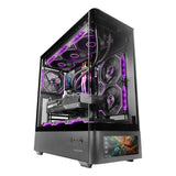 ATX Semi-tower Box Mars Gaming MCLCDPRO Black-6