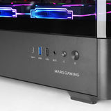 ATX Semi-tower Box Mars Gaming MCLCDPRO Black-7