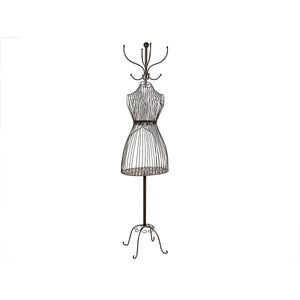 Hat stand Romimex Black Metal Mannequin 40 x 173 x 40 cm-0