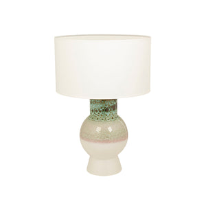 Desk lamp Romimex White Green Ceramic 33 x 49 x 33 cm-0