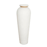 Vase Alexandra House Living White Terracotta 33 x 82 x 33 cm-0