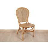 Chair Romimex Natural Rattan 52 x 103 x 57 cm-1