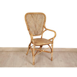 Armchair Romimex Natural Rattan 56 x 104 x 57 cm-1